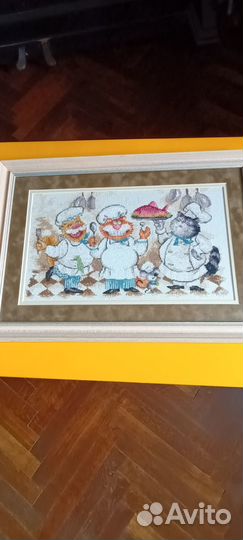 Картина вышитая крестом