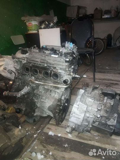 Двигатель и Коробка 1AZ FSE Toyota Avensis