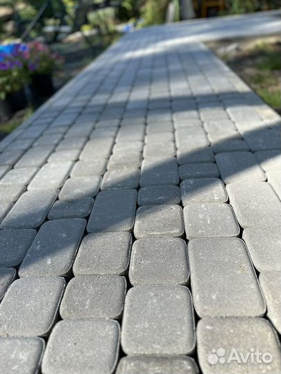 Укладка тротуарной плитки бордюров под ключ