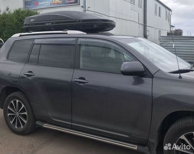 Бокс Евродеталь 390 в черном карбоне на L-185см