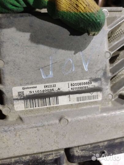 Эбу мозги Renault Logan 1.4 75л.с