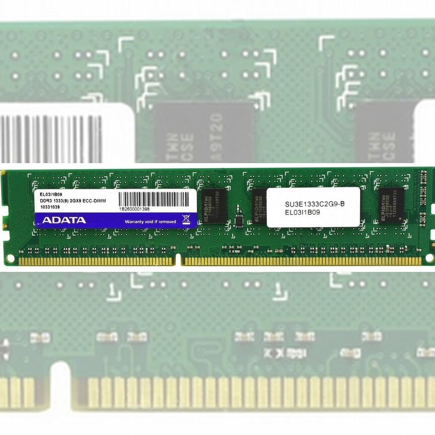 [SU3E1333C2G9-B] Оперативная Память Adata 2gb Su3e1333c2g9-B