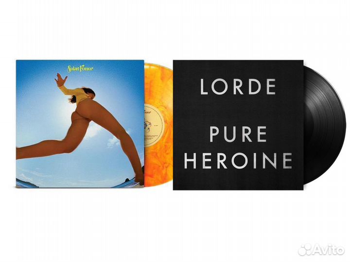 Lorde Solar Power Orange Marble и Pure Heroine