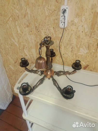 Бронза люстра СССР