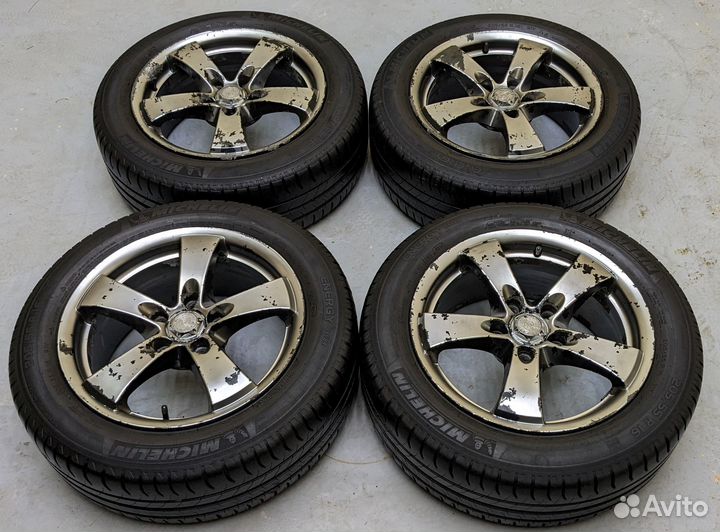 Летние колеса в сборе R-16 диски Прома (5x114.3)