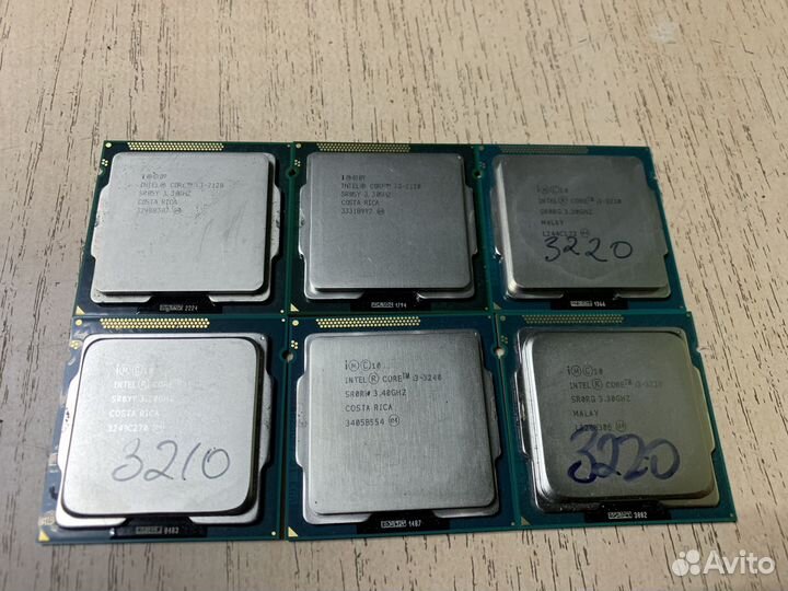 Процессоры i3 2100, i3 3220 LGA1155