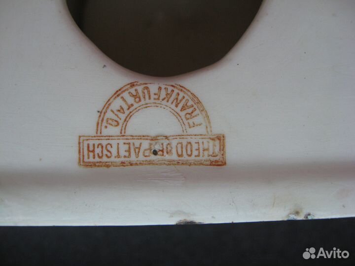 Антиквариат пепельница карты