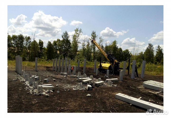 Сваи забивные железобетонные