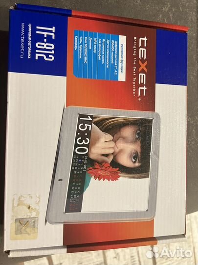 Цифровая фоторамка texet