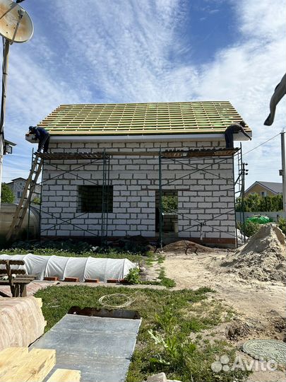 Строительство.Кровельные работы.Сайдинг.Фундаменты