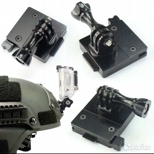 Крепление для экшн камеры на шлем