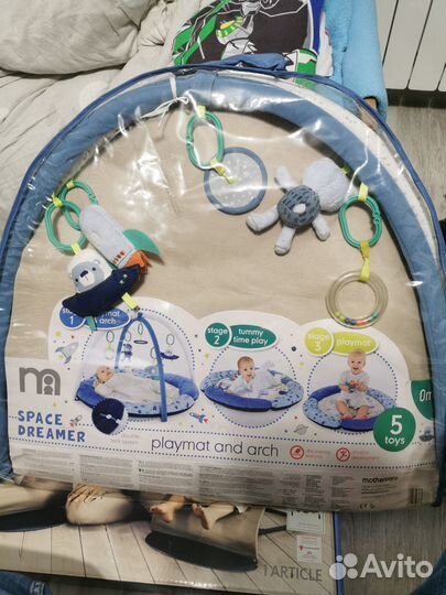 Детский коврик с аркой, развивающий
