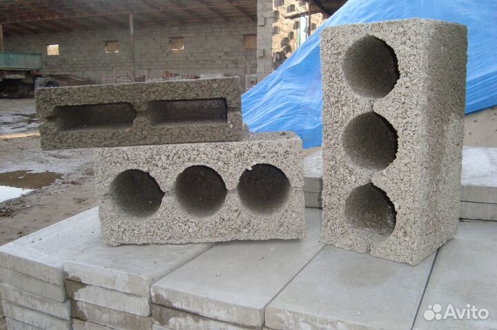 Шлакоблоки, полублоки