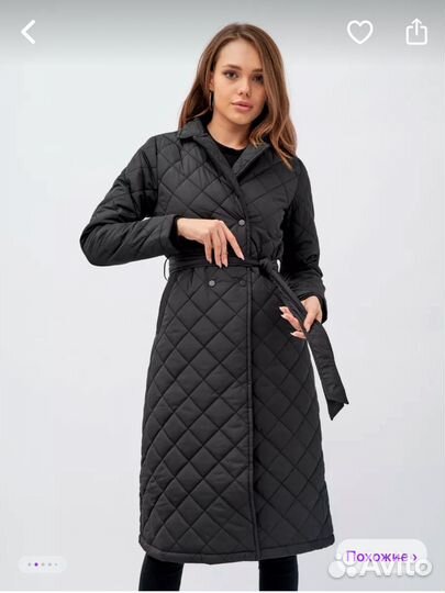 Пальто стеганое