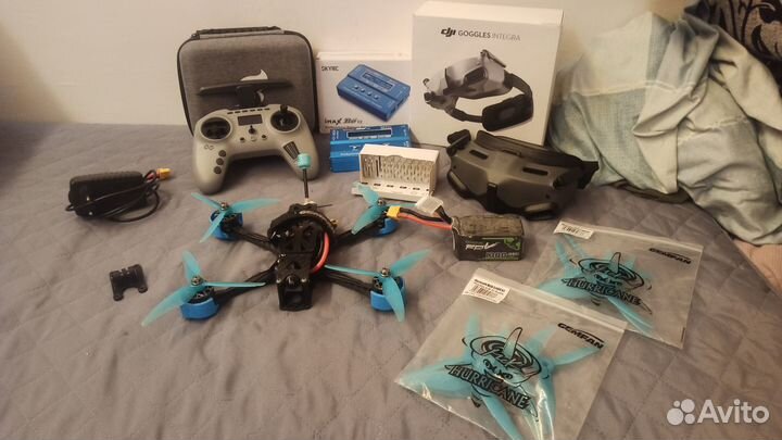 Fpv дрон, полный комплект на dji