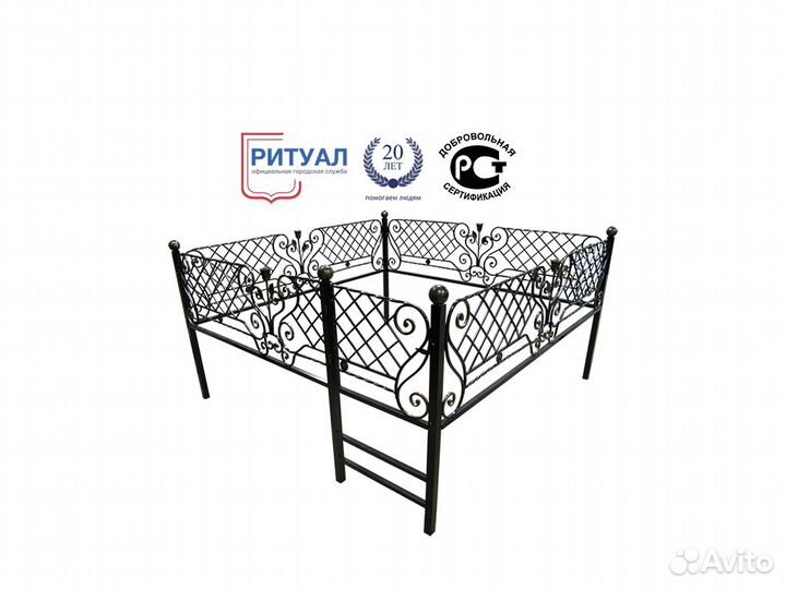 Оградки на кладбище Ограды ритуальные