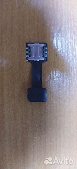 Адаптер на 2 сим карты и карту памяти