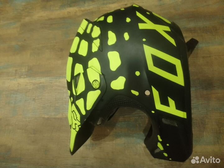 Шлем для мотоцикла кроссовый Fox v1