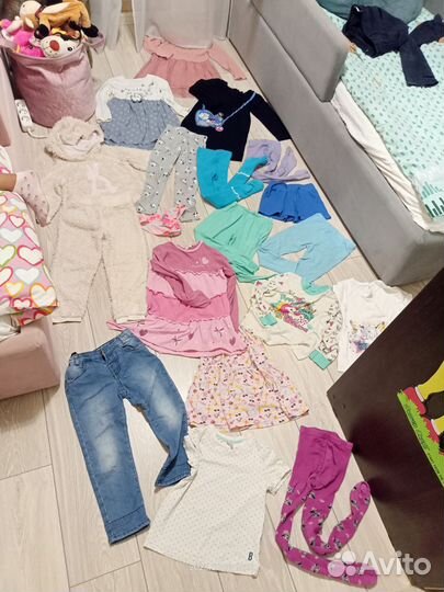 Вещи для девочки пакетом р. 116 бронь до вечера
