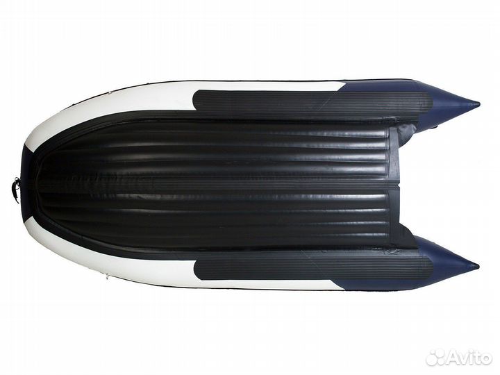 Лодка пвх Gladiator E380 PRO бело/темно-синий