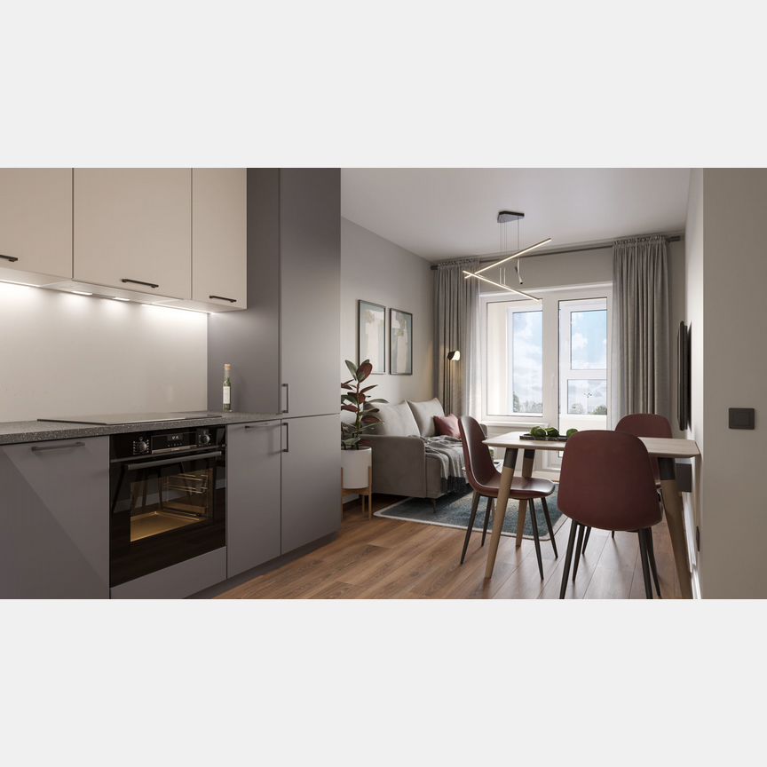 1-к. квартира, 36 м², 9/9 эт.