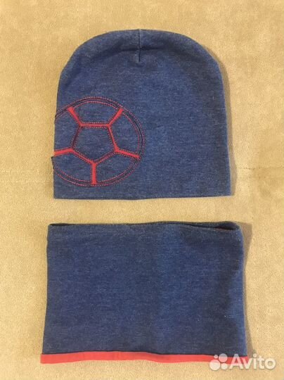 Шапка для мальчика+хомут