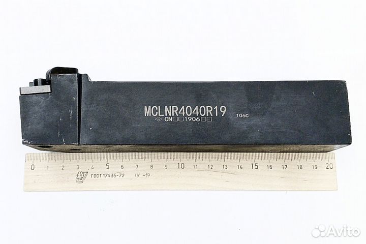 Державка упорная проходная mclnr 4040 R 19