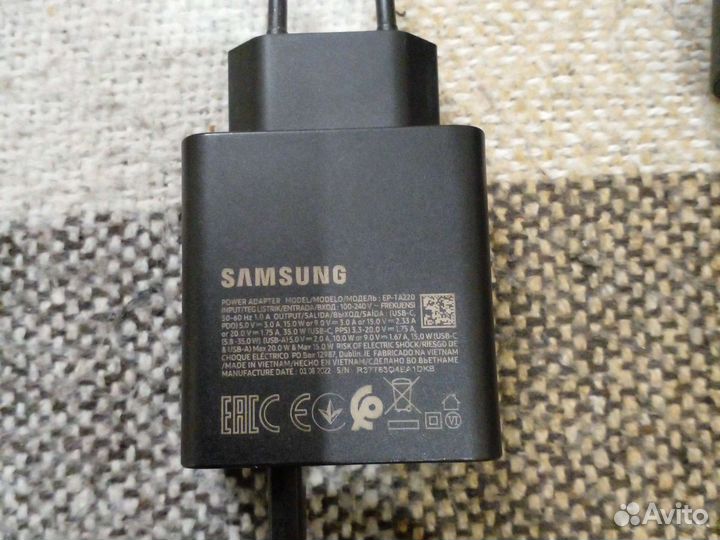 Самсунг зарядка супер быстрые 25w 35w