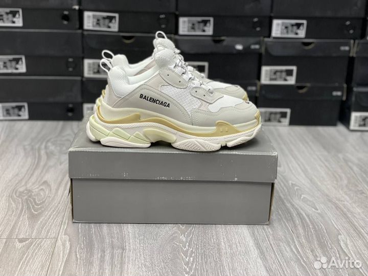 Кроссовки Balenciaga Triple-S White (36-45)