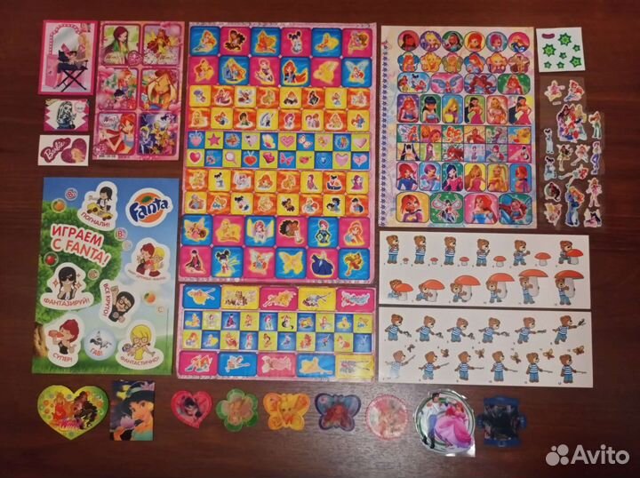 Наклейки Winx