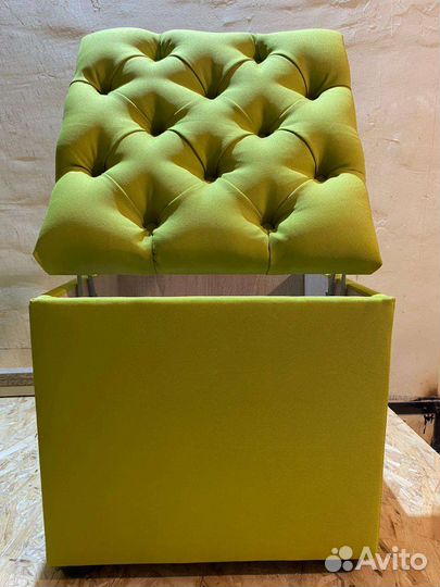 Банкетка пуфик с ящиком