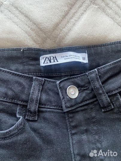 Джинсы zara новые 34