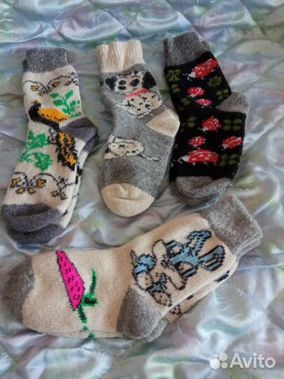 Шерстяные носки