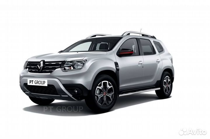 Защита порогов 63 мм renault Duster 2021