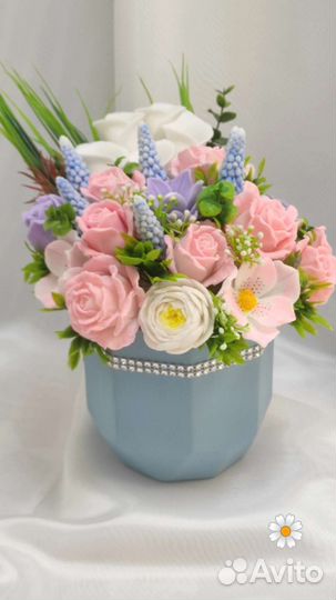 Букет из мыла ручной работы