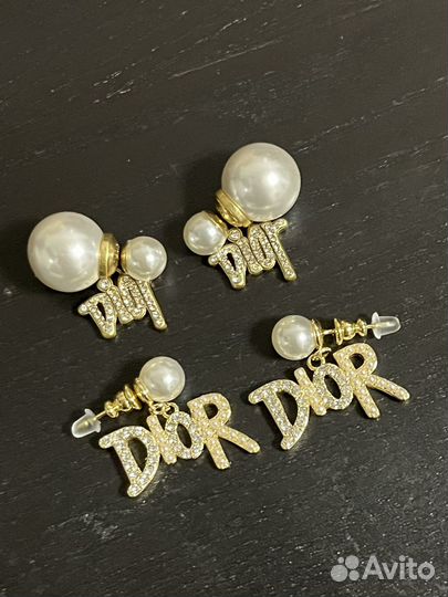 Серьги Диор