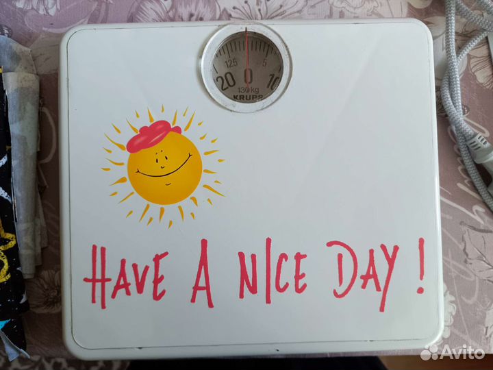 Весы напольные механические бу krups