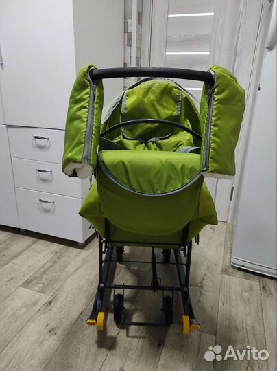 Детские санки коляска ника