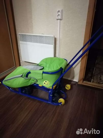 Санки с колесами