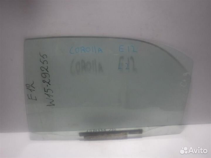 Стекло двери задней левой Toyota Corolla (E120) 2