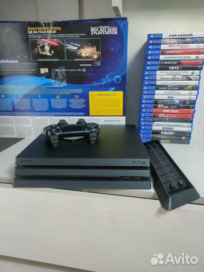 Sony PS4 Pro 1tb с играми