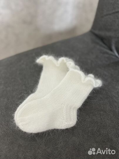 Носочки из пуха норки