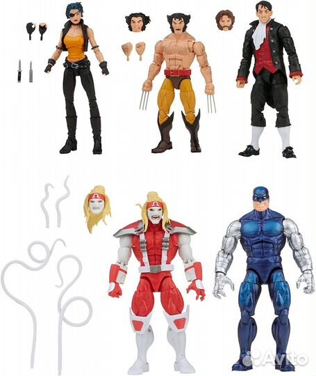 Набор фигурок Marvel Legends Wolverine 5-Pack (Ama