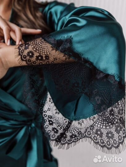 Халат атласный новый