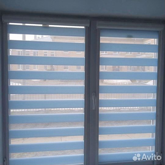 Рулонные шторы день ночь