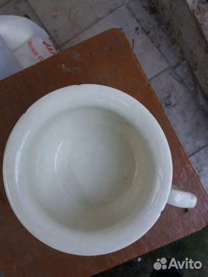 Ночной горшок СССР 50 годы фаянс