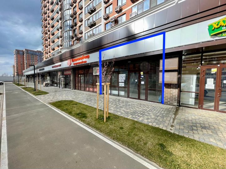 Фасадное помещение в Самолетах, 86 м²