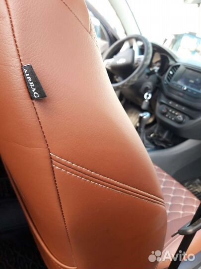 Авточехлы из экокожи +установка