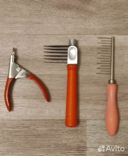 Когтерезка, колтунорезка, расчёска для собак и кош