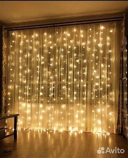 Гирлянда штора